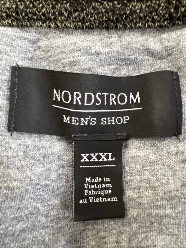 Nordstrom Men's Green/Black Knit Quarter Button Long Sleeve Sweater - XXXL image 3