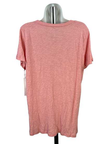 Caslon Women's Pink Pocket Front Scoop Neck Short Sleeve T-Shirt - XL image 2
