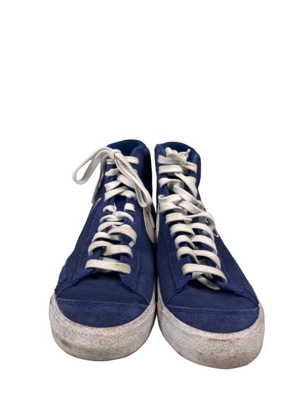 Nike Men's Blue Blazer Mid 77 Vintage Lace Up High Top Sneakers - 10 image 2
