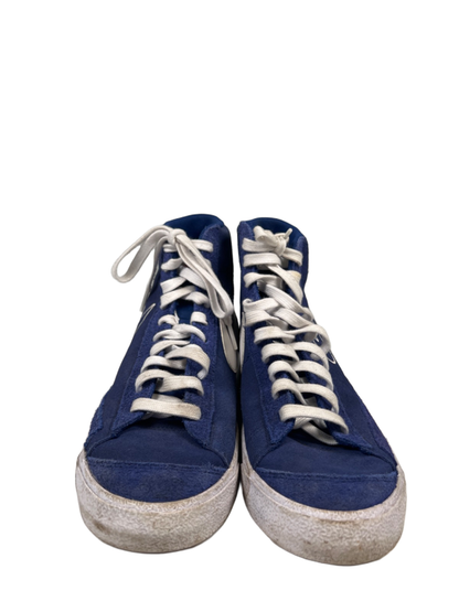 Nike Men's Blue Blazer Mid 77 Vintage Lace Up High Top Sneakers - 10 image 2