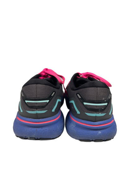 Brooks Women's Gray/Pink Ghost 15 Lace Up Running Shoes - 8.5 image 4