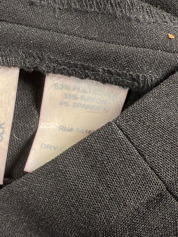 Calvin Klein Women's Black Straight Leg Dress Pants - 2 Petite image 4