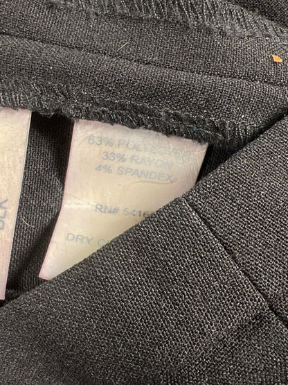 Calvin Klein Women's Black Straight Leg Dress Pants - 2 Petite image 4