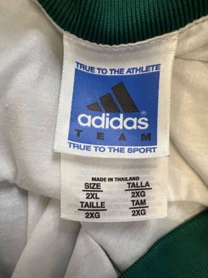 adidas Team Men's Green Lined Pullover Windbreaker Jacket - 2XL image 3