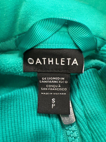 Athleta Women's Blue/Teal Triumph Zip Up Long Sleeve Hoodie Jacket - S image 3