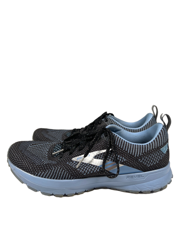 Brooks Women's Blue/Black Revel 5 Lace Up Running Shoes - 10.5 image 5
