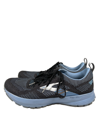 Brooks Women's Blue/Black Revel 5 Lace Up Running Shoes - 10.5 image 5