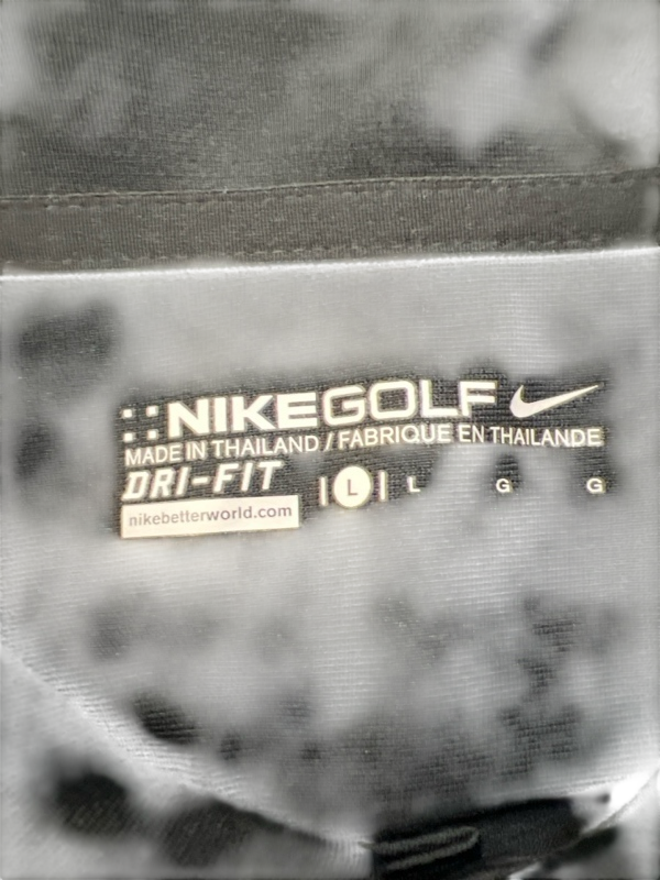 Nike Golf Men's Black Short Sleeve Athletic Polo Shirt - L image 3
