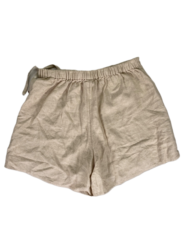 Old Navy Women's Beige Front Wrap Linen Blend Skort - XS image 2
