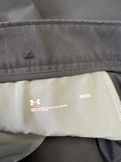 Under Armour Men's Black Drive Straight Athletic Golf Pants - 38x30 image 3