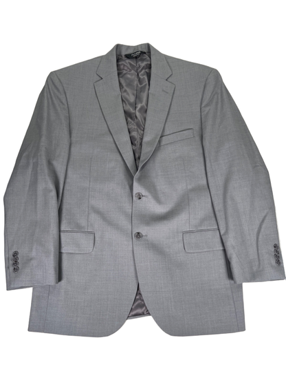 Jos A Bank Men's Gray 100% Wool Blazer Jacket And Dress Pants Set - 42R/36x32 image 2