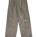 Van Heusen Men's Khaki Classic Relaxed Fit Pleated Front Pants - 36x32