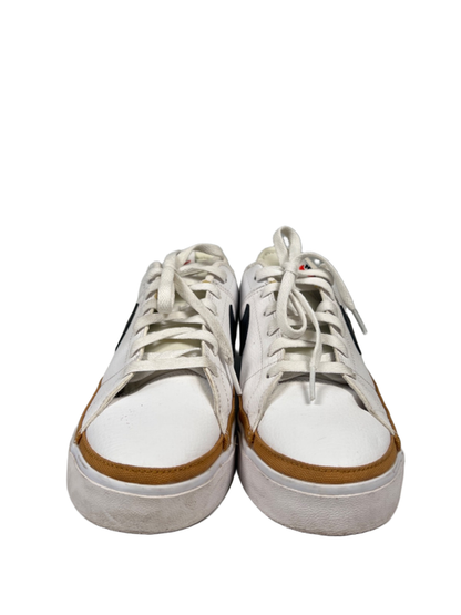 Nike Women's White Desert Ochre Court Legacy Lace Up Sneakers - 9 image 2