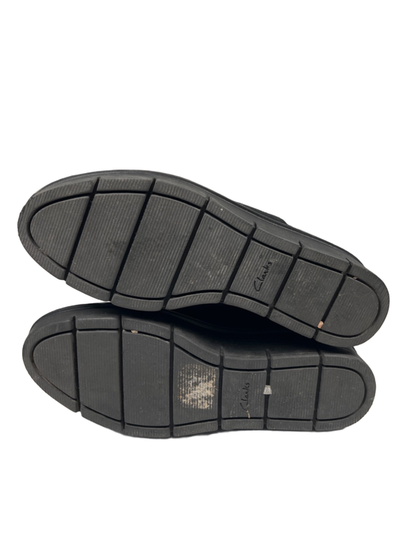 Clarks Collection Women's Black Airabell Sky Slip On Wedge Loafers - 8.5 image 8