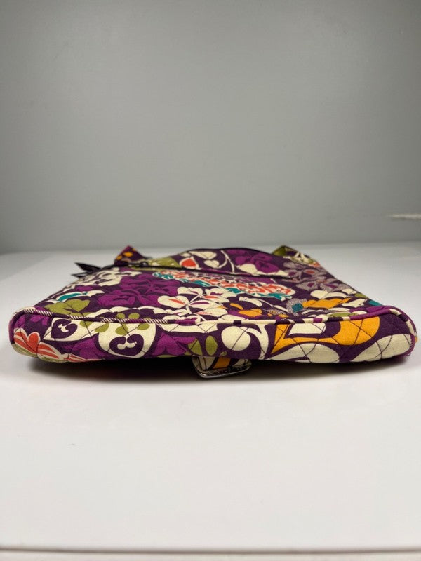 Vera Bradley Women's Purple Plum Crazy Quilted Crossbody Purse image 5