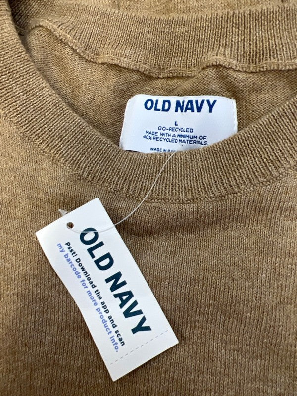 Old Navy Men's Brown Long Sleeve Crewneck Sweater - L image 3