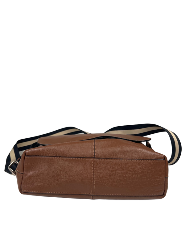 Coach Men's Brown Charles Leather Shoulder Strap Messenger Bag image 5