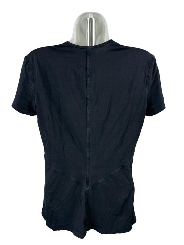 Donna Karen Women's Blue Short Sleeve Shirt - L image 2
