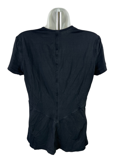 Donna Karen Women's Blue Short Sleeve Shirt - L image 2