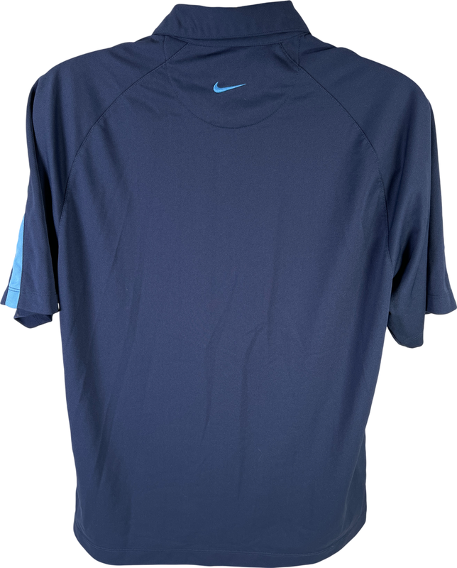 Nike Men’s Blue Short Sleeve Athletic Golf Polo Shirt - L image 2