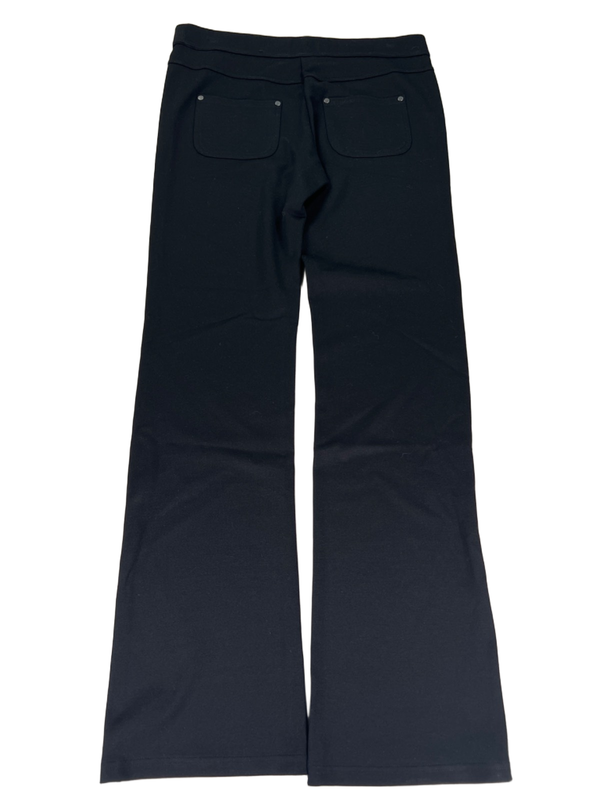 Calvin Klein Women's Black Performance Quick Dry Pull On Slim Boot Pants - L image 2