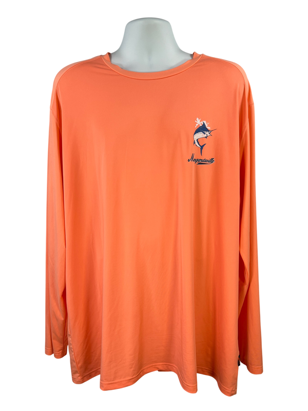 Margaritaville Men's Orange Island Reserve Long Sleeve Shirt - XXL