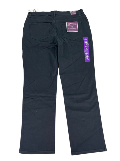 Gloria Vanderbilt Women's Black Amanda Tapered Leg Jeans - 14 Short image 2