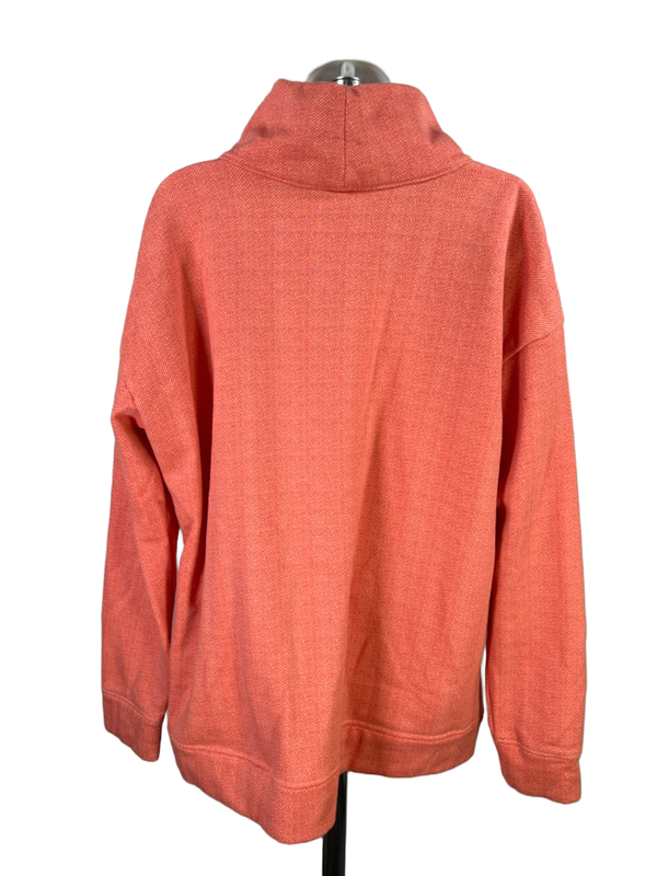 Columbia Women's Orange Long Sleeve Funnel Neck Pullover Sweatshirt - XXL image 2