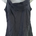 Ann Taylor Women’s Black Cowl Neck Sleeveless Blouse - 0