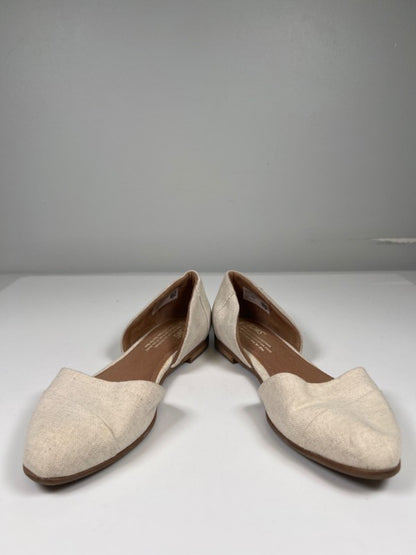 Toms Women's Ivory White Jutti D'orsay Slip On Flats - 7 image 6