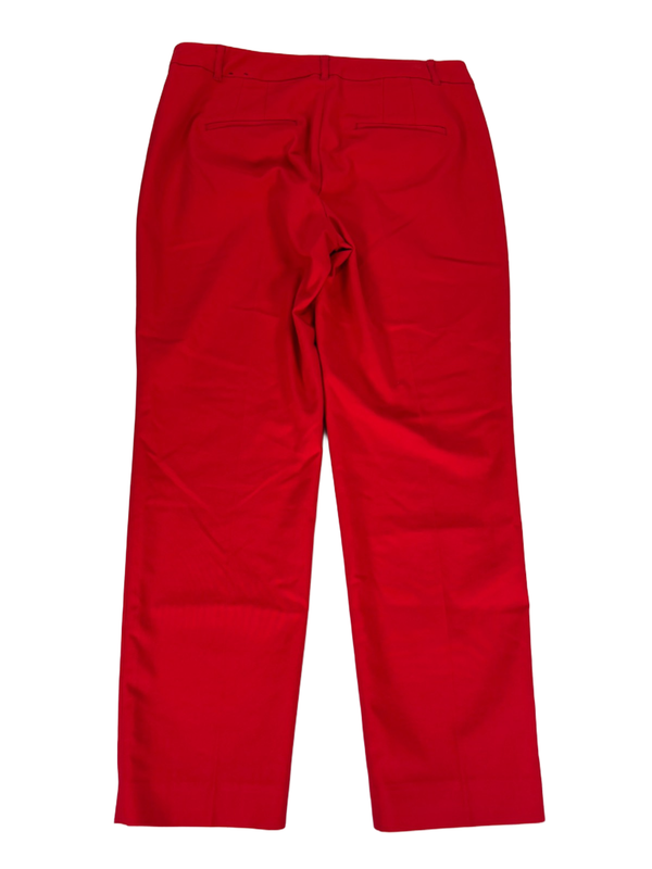 White House Black Market Women's Red Slim Ankle Dress Pants - 10 image 2
