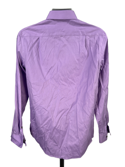 Calvin Klein Men's Purple Slim Fit Non Iron Long Sleeve Button Up Shirt - 16 image 2