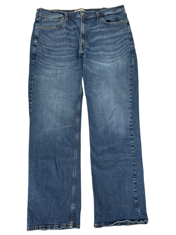 Levi Signature Men's Medium Wash Straight Denim Jeans - 40x32