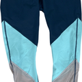 Fabletics Women’s Blue/Gray Mesh Ankle Athletic Leggings - S