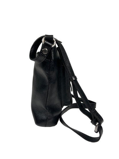 Patricia Nash Women's Black Leather Avellino Crossbody Purse W/ Dust Cover image 3
