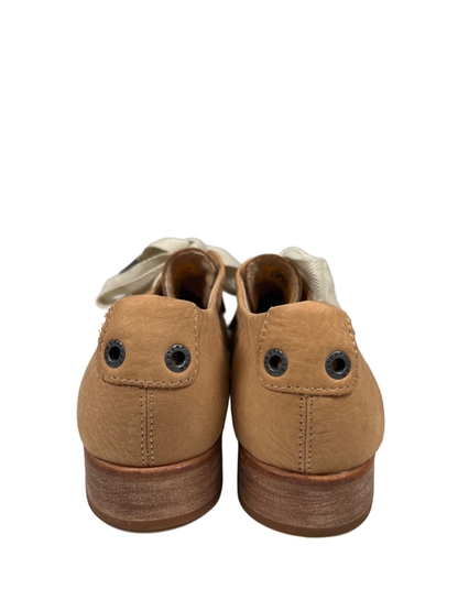 Caterpillar CAT Women's Tan Leather Cut Out Oxford Shoes - 8.5 image 4