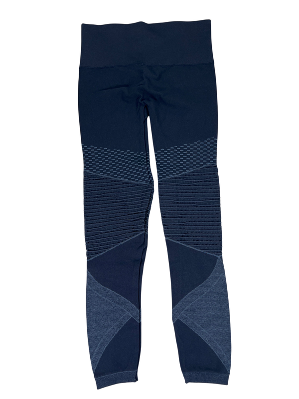 Spanx Women's Blue Look at Me Now Seamless Moto Leggings - L image 2
