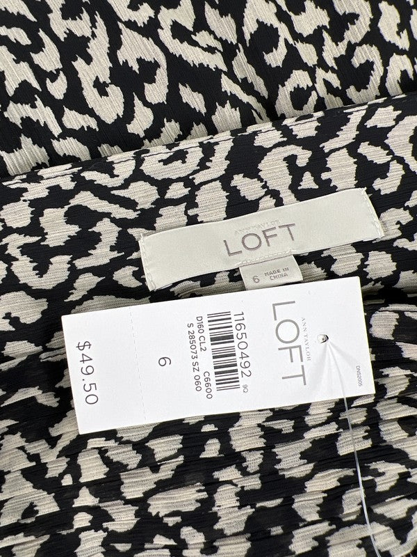 LOFT Women’s Black Side Zip Short Skirt - 6 image 3