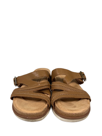 Clarks Women's Brown Brynn Madi Sand Interest Strappy Sandals - 9 image 2