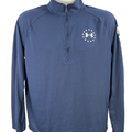 Under Armour Men's Navy Blue Freedom Tech 1/2 Zip Pullover Tech Shirt - M