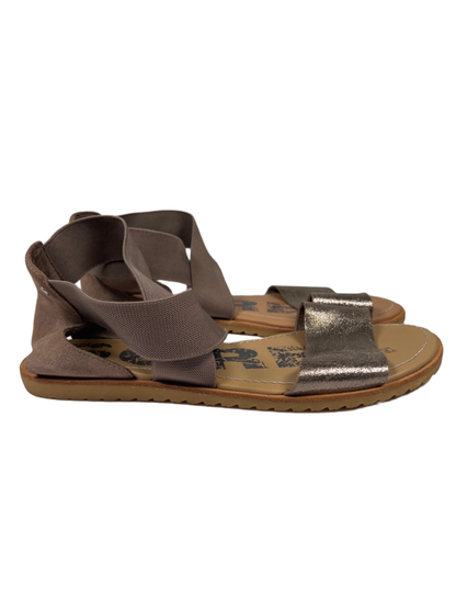 Sorel Women's Gray Metallic Ella II Strappy Sandals - 8.5