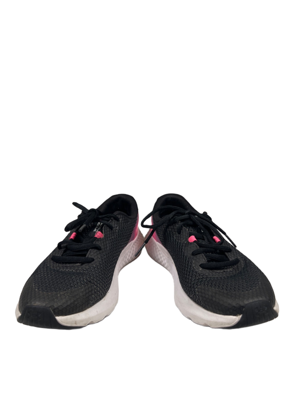 Under Armour Women's Black/Pink Charged Rogue Lace Up Running Sneakers - 7.5 image 6