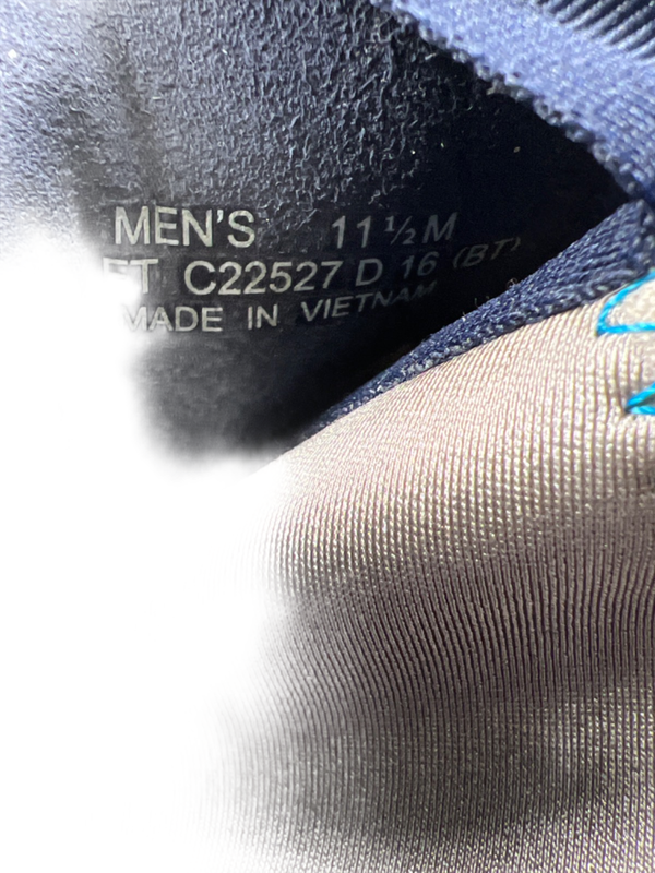 Cole Haan Men’s Blue Leather Lace Up Wingtip Oxford Shoes - 11.5 image 7