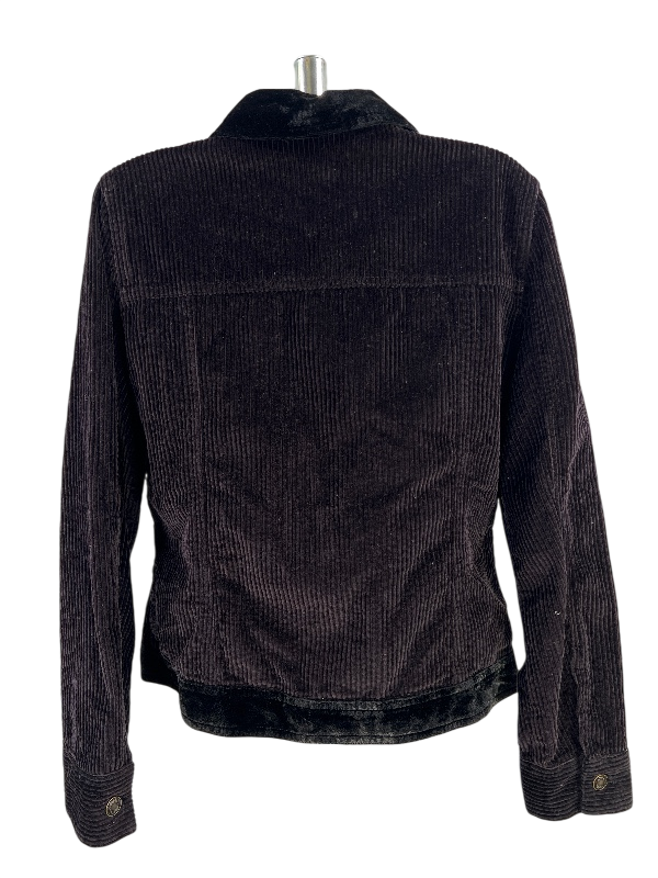 J.Jill Women's Black Long Sleeve Button Up Corduroy Jacket - XS image 2