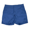 Columbia Women's Blue High Rise Drawstring Waist Hiking Athletic Shorts - 10