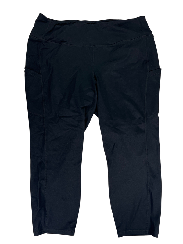Torrid Active Women's Black Side Pocket Cropped Athletic Leggings - Plus 3