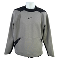 Nike Men's Black/Gray Pro Dri-Fit Training Long Sleeve Hoodie Sweatshirt - L