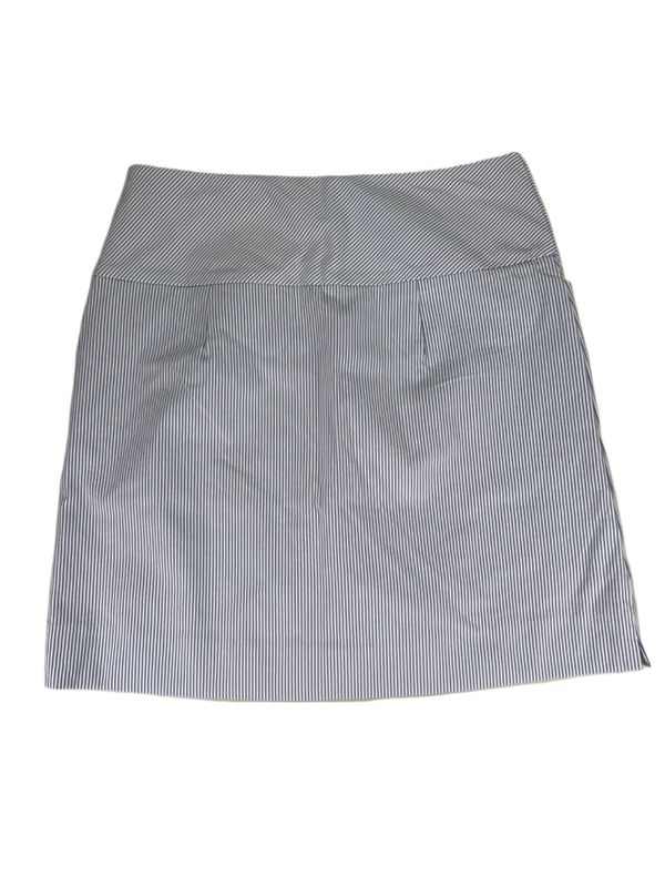 SC & Co Women's White/Blue Striped Lined Pull On Mini Skort - S image 2