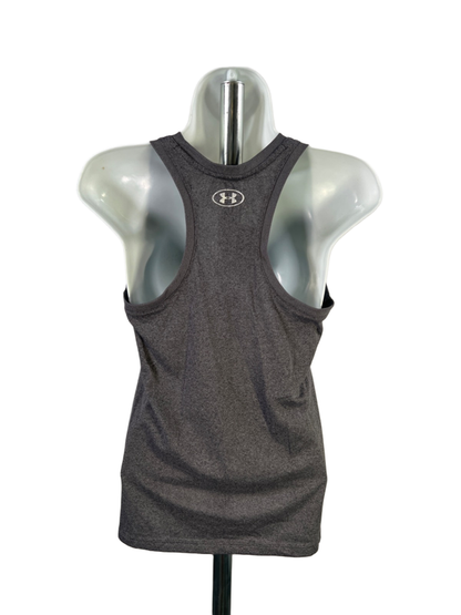 Under Armour Women's Gray Heatgear Loose Sleeveless Racerback Tank Top - XS image 2