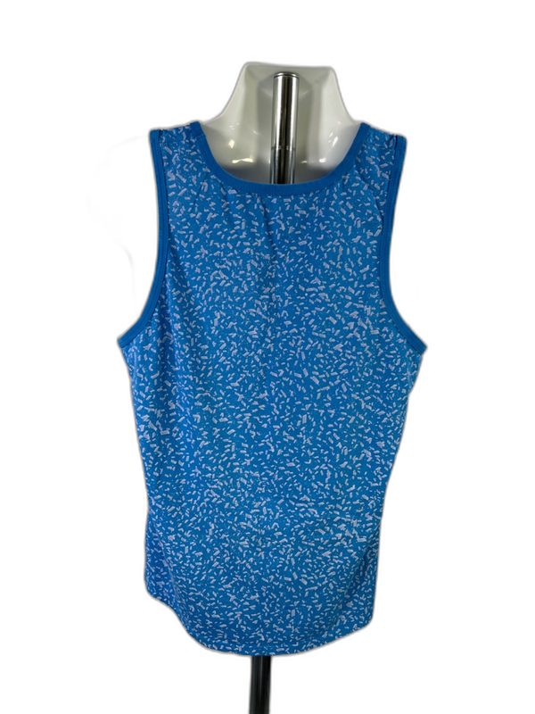 Nike Men's Blue Dri-Fit Basketball Athletic Sleeveless Tank Top - L image 2